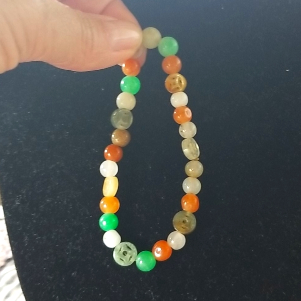 Good💚Luck🧡Jade💚Bracelet